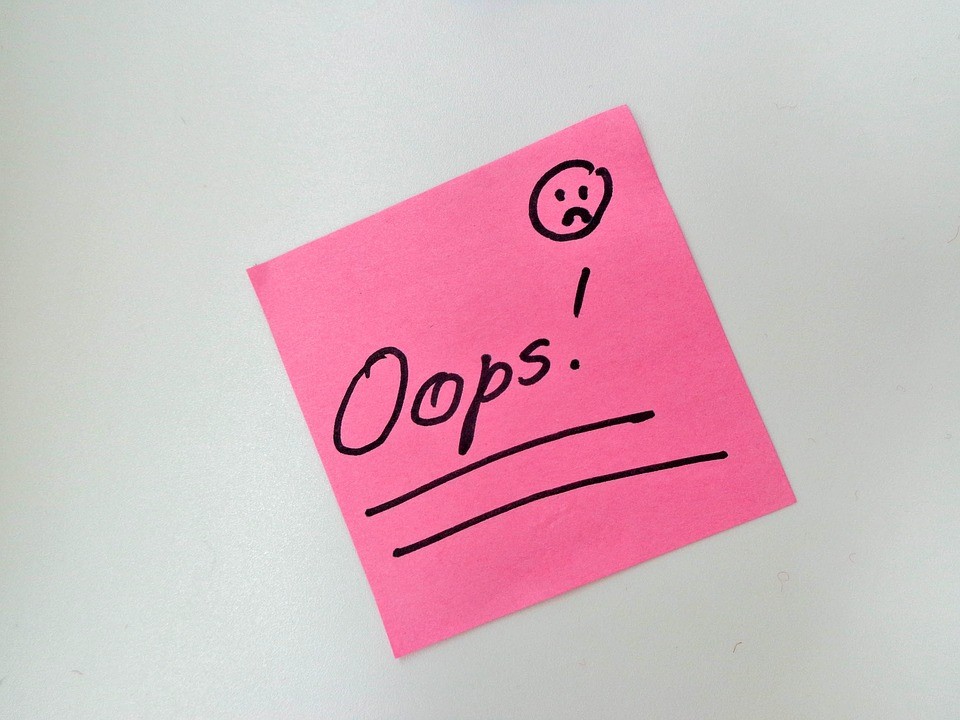 what to do if you make a mistake at work